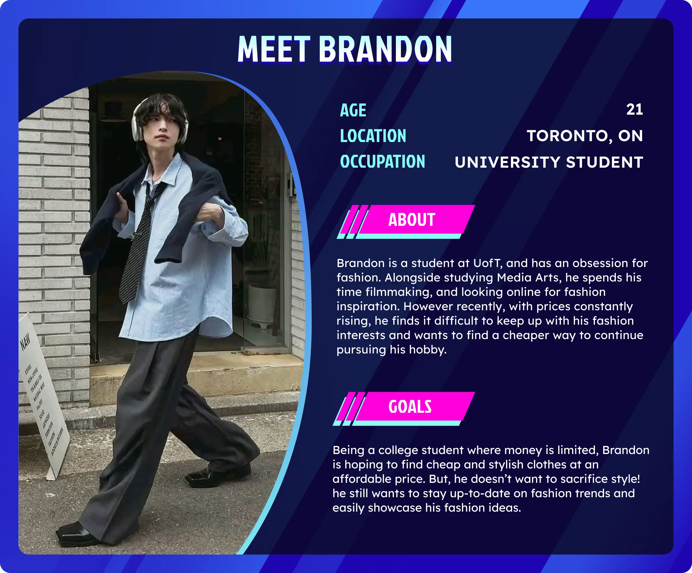 Brandon: Our Persona